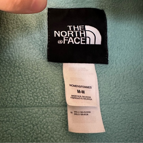 The North Face Women’s Denali Polartec Fleece Jacket Gray Teal Medium - Picture 8 of 14